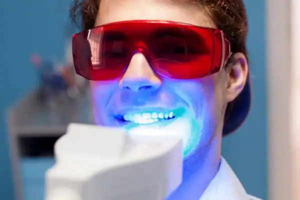 man having teeth whitening Winchester